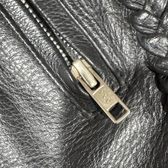 Chrome Gear Vintage Women's Black Leather Women's Jacket 3M Thinsulate XL - Picture 12 of 16